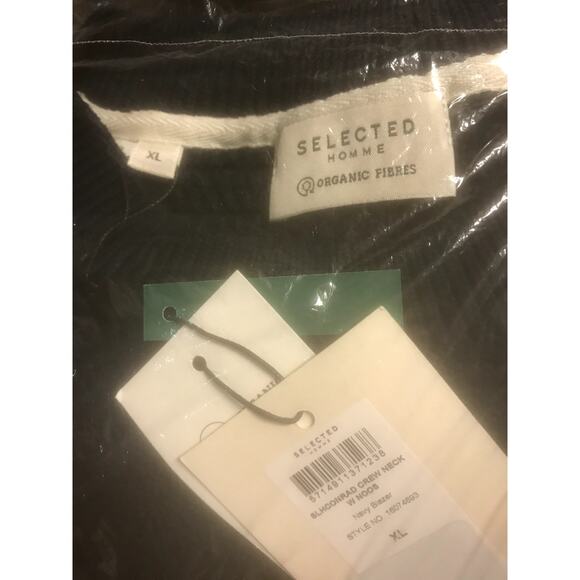 Selected Homme NWT Crew Neck w Noos Sweater Navy Blazer XL - Picture 4 of 6